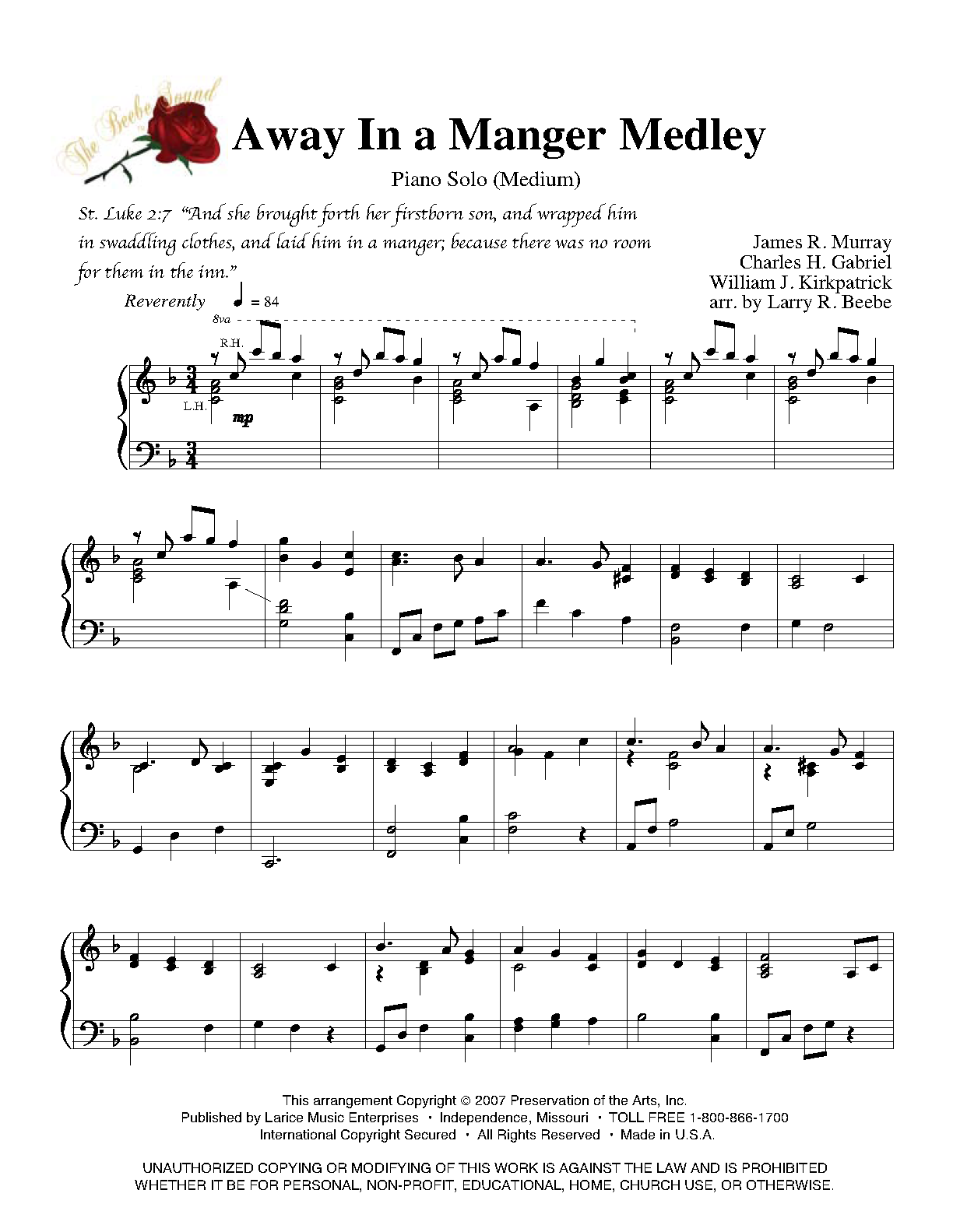 Christmas Medley Piano Sheet Music Free - Music Sheet Collection