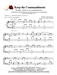 Keep the Commandments - Group Hymn Singing w/organ acc - LM4009/2DOWNLOAD