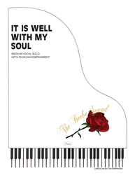 IT IS WELL WITH MY SOUL ~ Vocal Solo for Medium Voice w/piano acc 