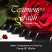 TESTIMONY OF FAITH ~ PIANO AUDIO CD - LM3034-3036-CD