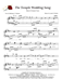 THE TEMPLE WEDDING SONG ~ Vocal Duet w/piano acc - LM2030